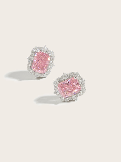 1 pair of S925 silver earring with gift box packaging