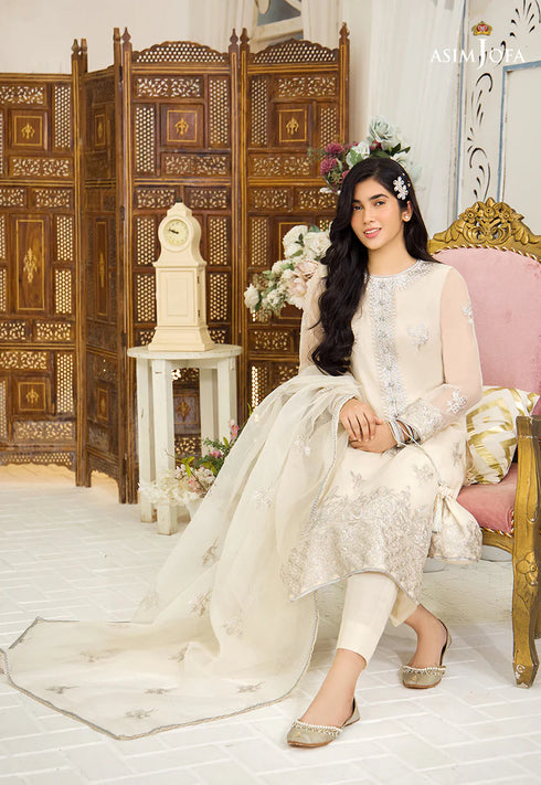 AJTF-01 EMBROIDERED ORGANZA 3 PCS