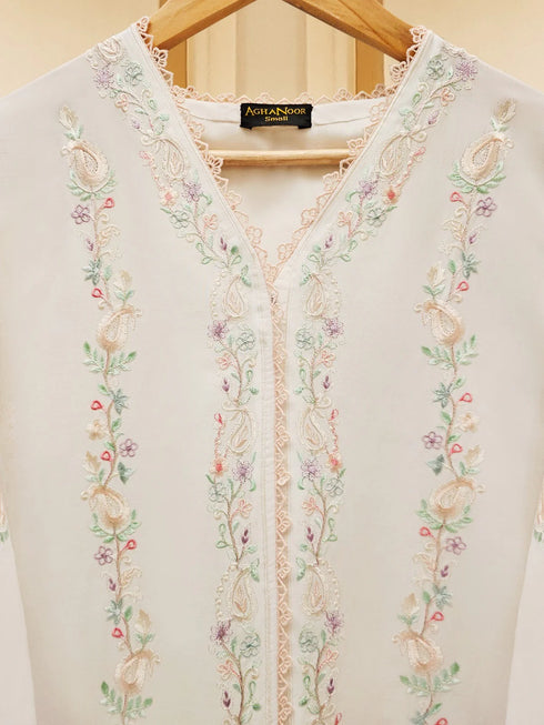 Agha Noor Trouser Shirt - 3 PC