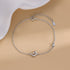 925 Sterling Silver Moon Bracelet