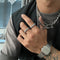 Cuban Diamond Fashion Ring For Men