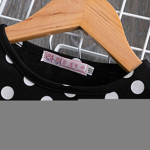 Polka dot princess dress