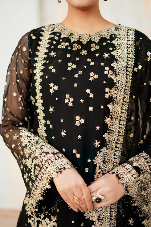 EMBROIDERED CHIFFON SF-4038