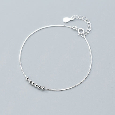 925 silver transfer beads bracelet