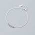 925 silver transfer beads bracelet