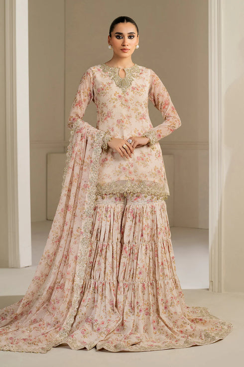 EMBROIDERED CHIFFON SF-4164