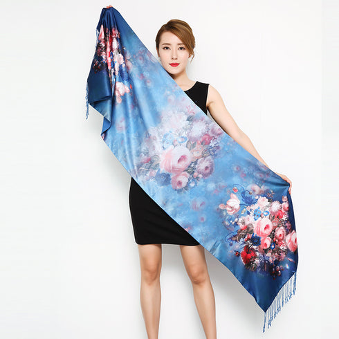 Tassel sunscreen shawl