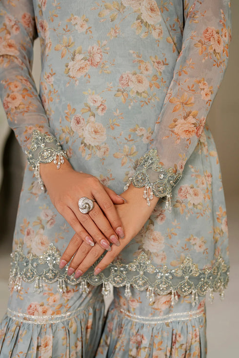 EMBROIDERED CHIFFON SF-4165