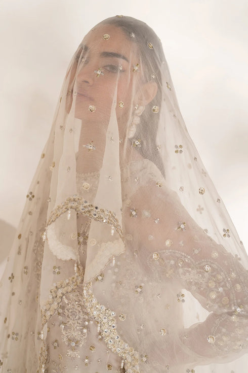 EMBROIDERED CHIFFON SF-4140