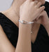 925 silver plated cherry bracelet
