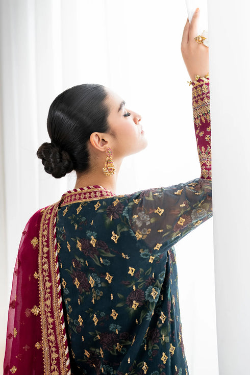 EMBROIDERED CHIFFON SF-689