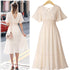 Women's plus size chiffon dress