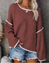 Round Neck Sweater Loose Large Size Fashion Women