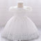 Children'S Dress Baby One Year Old Baby Princess Dress Embroidery White Wedding Dress Baby Wash Dress Dress