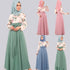 Muslim Print Dress Arab Hot Style