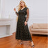 Plus Size Lace Dress Lace Sequin Dress