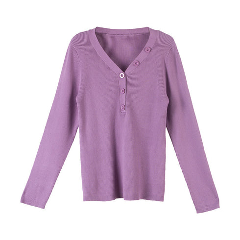 Knit sweater top women fat mm plus size women's clothing