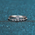 925 Sterling Silver 10 Points Moissanite Ring Eight Claw Couple Rings