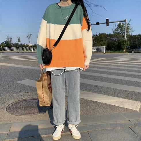 New Striped Sweater For Women