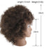 Black real human hair model