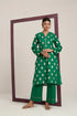 Cross Slub Block Print Shirt And Dyed Trouser IPST-44266