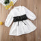 Kids Baby Irls Clothes White A-Line Shirt Dress For Irl