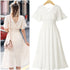 Women's plus size chiffon dress