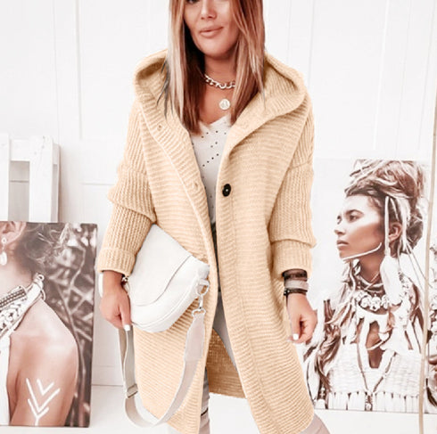 Temperament Commuting Loose Cardigan Women Sweater Plus Size