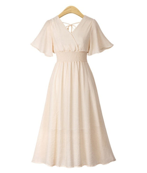 Women's plus size chiffon dress