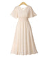 Women's plus size chiffon dress