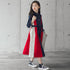 Korean Version Of The Big Kids Girls Multi-color Stitching Fashion A-line Skirt