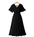 Women's plus size chiffon dress