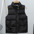 Women Vest Mandarin Collar Sleeveless Short Coat Women Jacket Waistcoat Female Plus Size