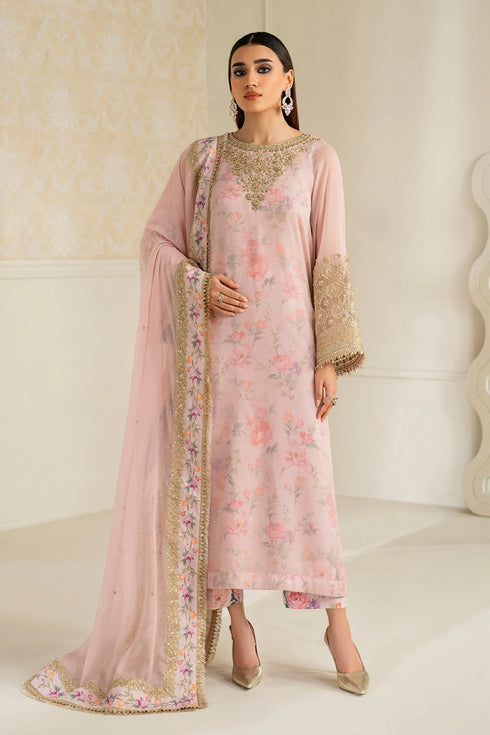 EMBROIDERED CHIFFON PR-1137
