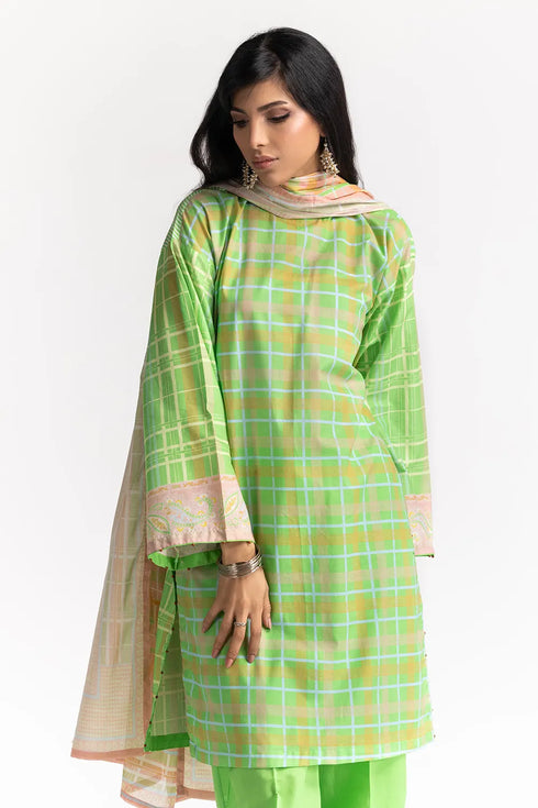 3 Piece Lawn Printed Suit IUSTKSD-105