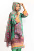 Digital Print Shamose Silk Embroidered Suit GLM-23-49