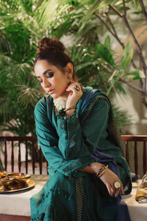 Stitched by Women Dresses | 3 Piece - Printed Embellished Suit - 42303092