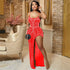 Rhinestone Sling Party Dress Women