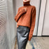Autumn And Winter High Neck Cashmere Sweater Women Lazy Thick Plus Size Twisted Sweater