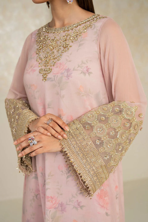 EMBROIDERED CHIFFON PR-1142