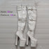 20CM Ultra High Heel Platform Over-the-knee Boots