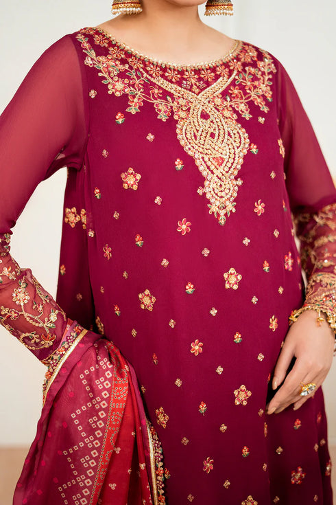 EMBROIDERED CHIFFON PR-1059