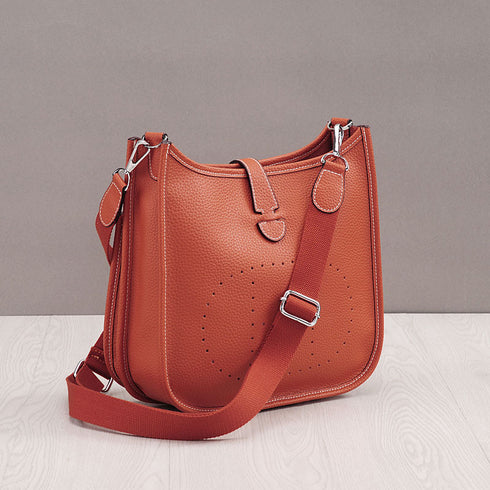 Genuine Leather Crossbody Shoulder Bag
