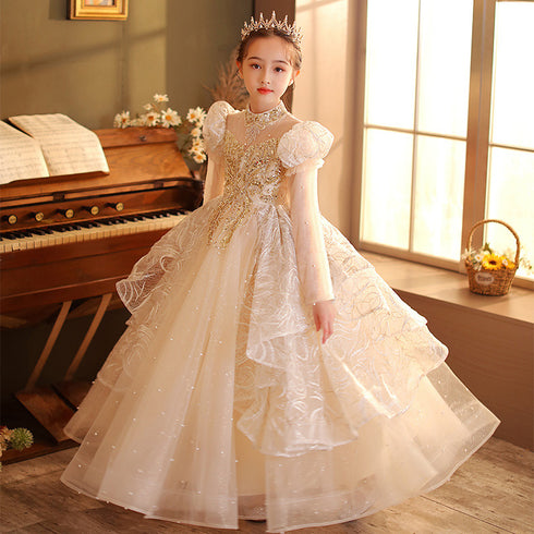 Children Birthday Princess Little Girl Host Children Dress