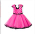 Sleeveless Vest Polka Dot Bow Princess Dress