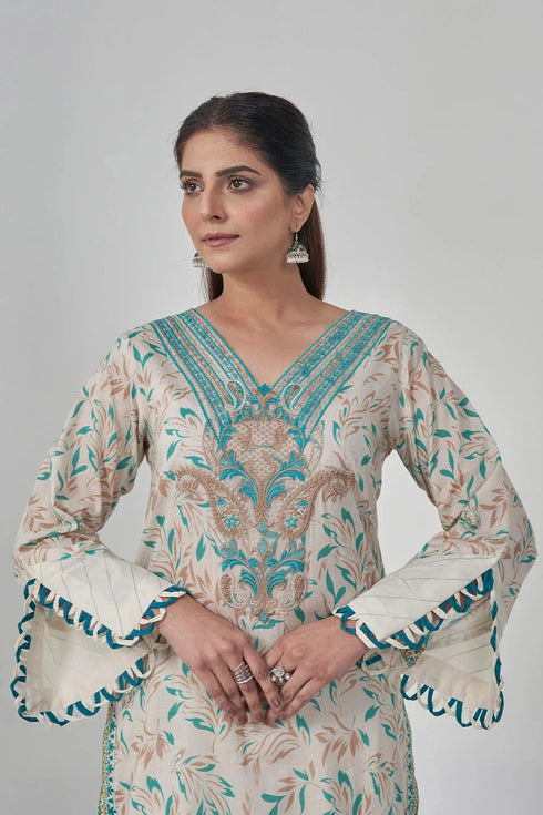 3PC Stitched Embroidered Lawn Suit KL-RTW-3079