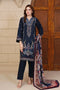 3PC Stitched Embroidered Linen Suit RTW-KLE-3532