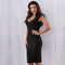 High waist slim fit party dress