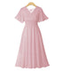 Women's plus size chiffon dress