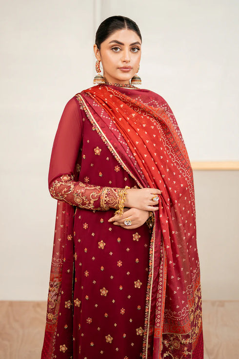 EMBROIDERED CHIFFON PR-1059